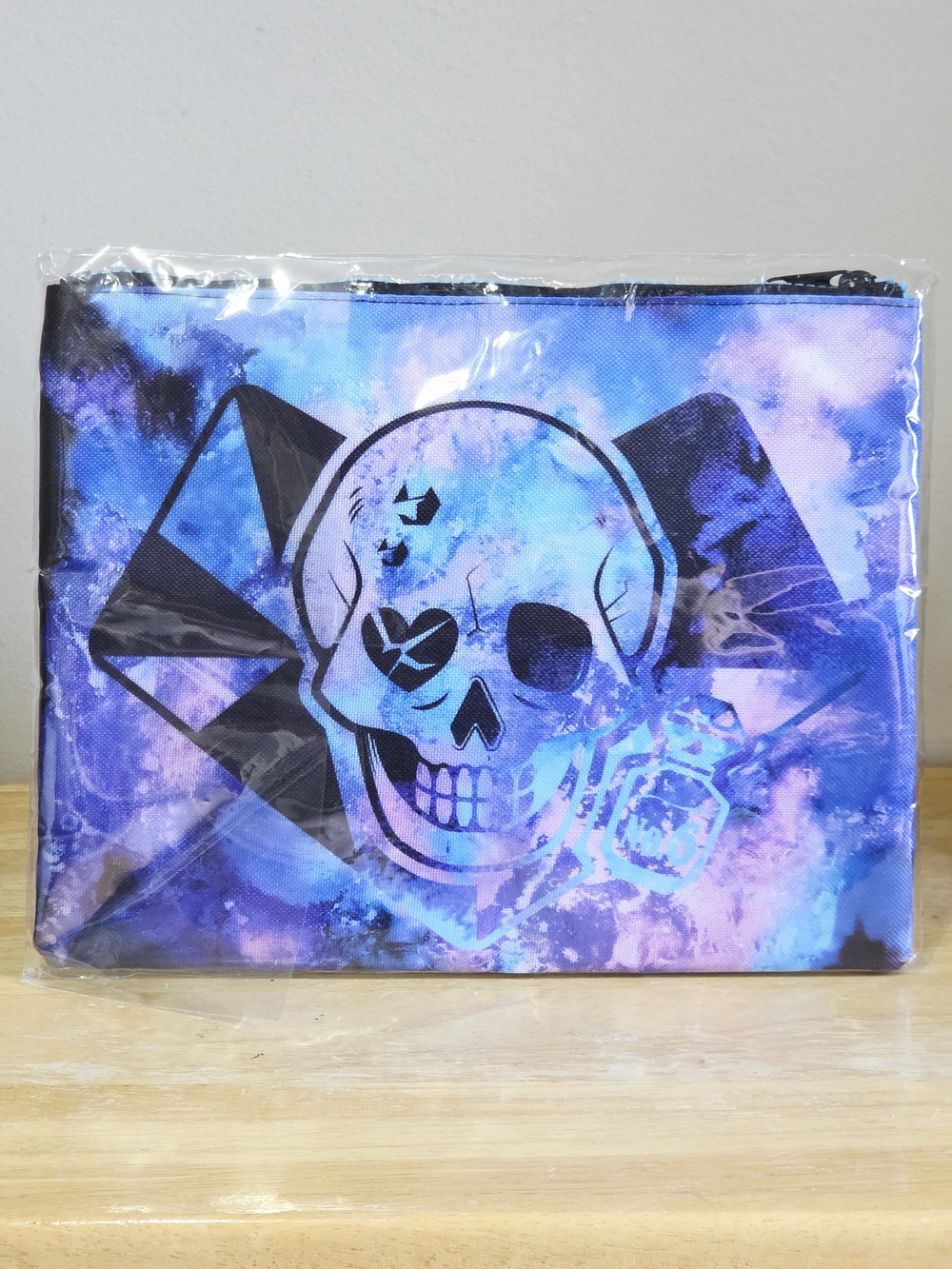 B-project Thrive Live 2020 Galaxy Skull 3pc Cosmetic Pouch Set